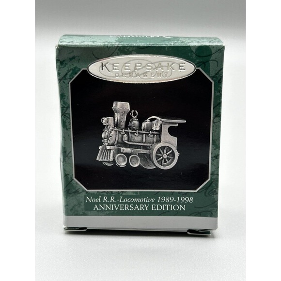 Hallmark Keepsake 1998 Noel R.R.Locomotive 1989-1998 Anniv. Edition - Picture 4 of 6
